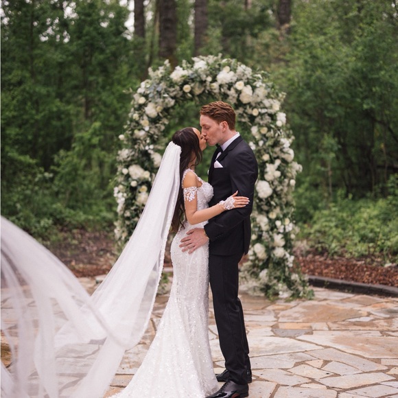 Galia Lahav Gown & Veil - Picture 3 of 7